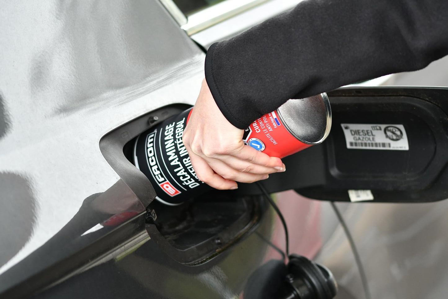 FACOM 006025 Décapant Moteur Diesel Intégral CURATIF – Nettoyant Puissant pour Moteurs, 1 L