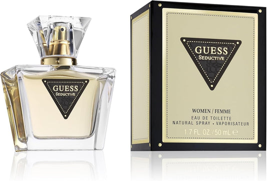 GUESS Seductive, Eau de Toilette pour Femme, Parfum Fruité Floral, Parfum Sensuel Longue Durée