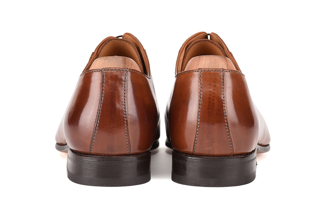 Richelieu homme Châtaigne Patiné semelle cuir - RINGWOOD