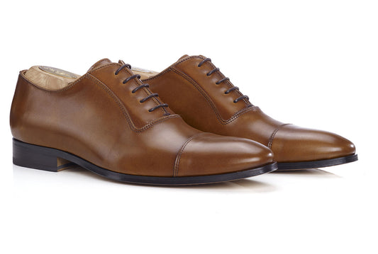 Richelieu homme Cognac Patiné - RINGWOOD