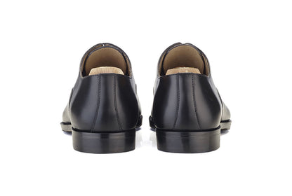 Richelieu homme Noir semelle cuir avec patin - TREMEZZO PATIN