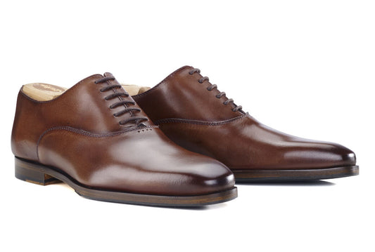 Richelieu homme Cognac patiné - TREMEZZO PATIN