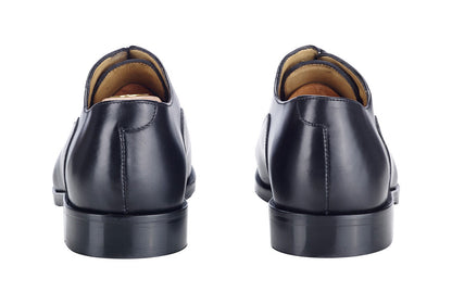 Richelieu homme Noir semelle cuir avec patin - GRAKLEY