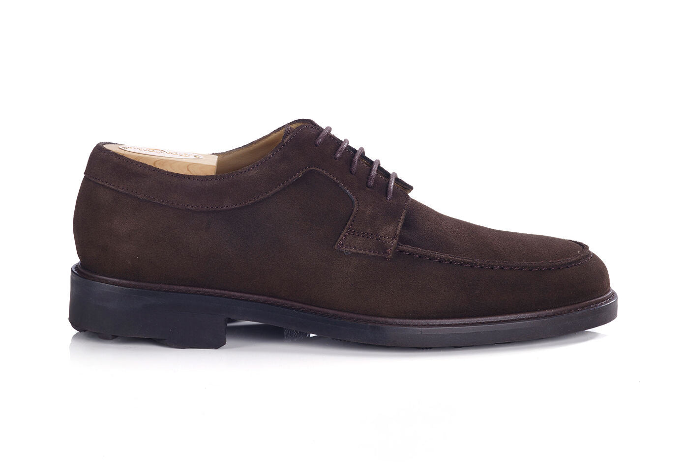 Derbies homme - Velours Brun Semelle gomme - HUDSON II GOMME COUNTRY