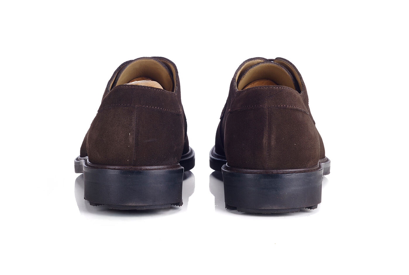 Derbies homme - Velours Brun Semelle gomme - HUDSON II GOMME COUNTRY