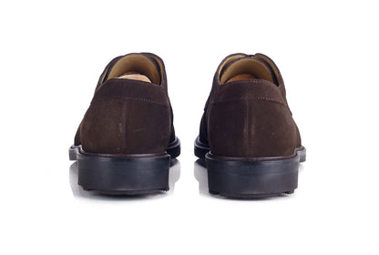 Derbies homme - Velours Brun Semelle gomme - HUDSON II GOMME COUNTRY