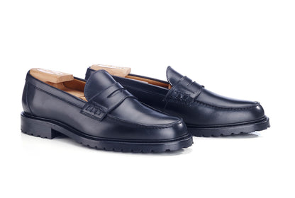 Mocassin pour Homme en cuir Noir - DOWARD GOMME