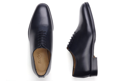 Richelieu homme Noir - semelle cuir avec patin - CARNEGIE PATIN