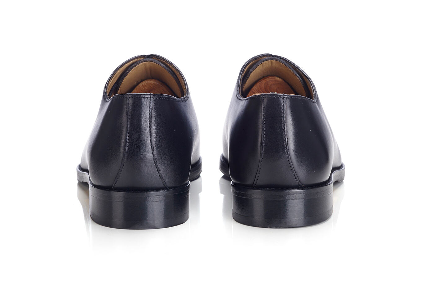 Richelieu homme Noir - semelle cuir avec patin - CARNEGIE PATIN