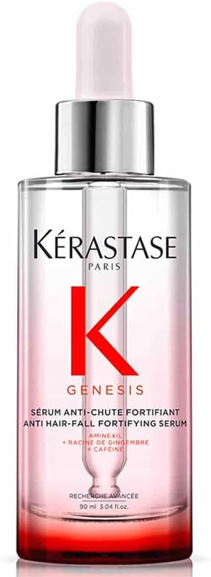 KÉRASTASE Genesis Sérum Fortifiant Anti-Chute – Renforce & Réduit la Casse, Formule Légère Sans Rinçage, Aminexil, Gingembre, Caféine – Cheveux Fins & Fragiles – 90 ml