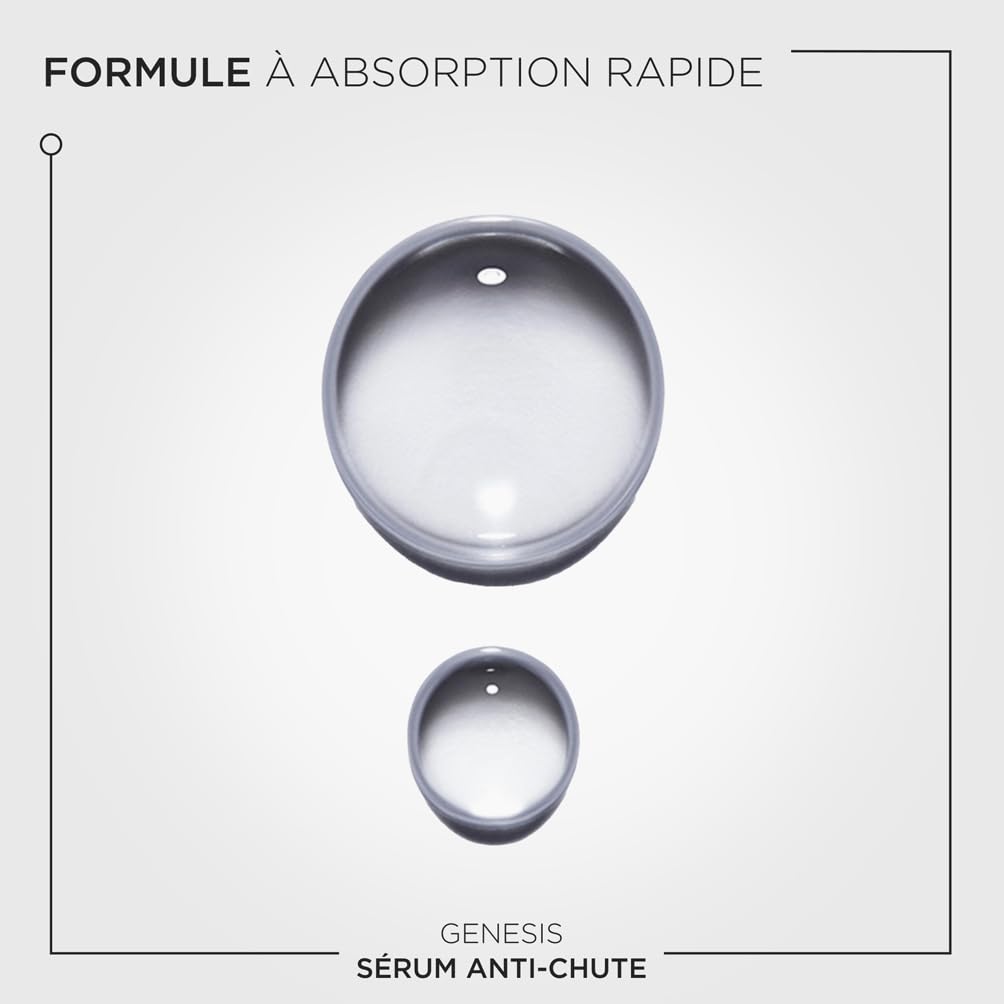 KÉRASTASE Genesis Sérum Fortifiant Anti-Chute – Renforce & Réduit la Casse, Formule Légère Sans Rinçage, Aminexil, Gingembre, Caféine – Cheveux Fins & Fragiles – 90 ml