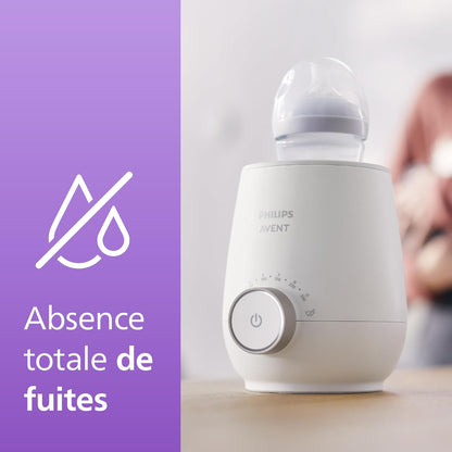 Philips Avent Premium - Chauffe-biberon rapide, avec contrôle intelligent de la température, technologie de bain-marie, arrêt automatique, modèle SCF358/00