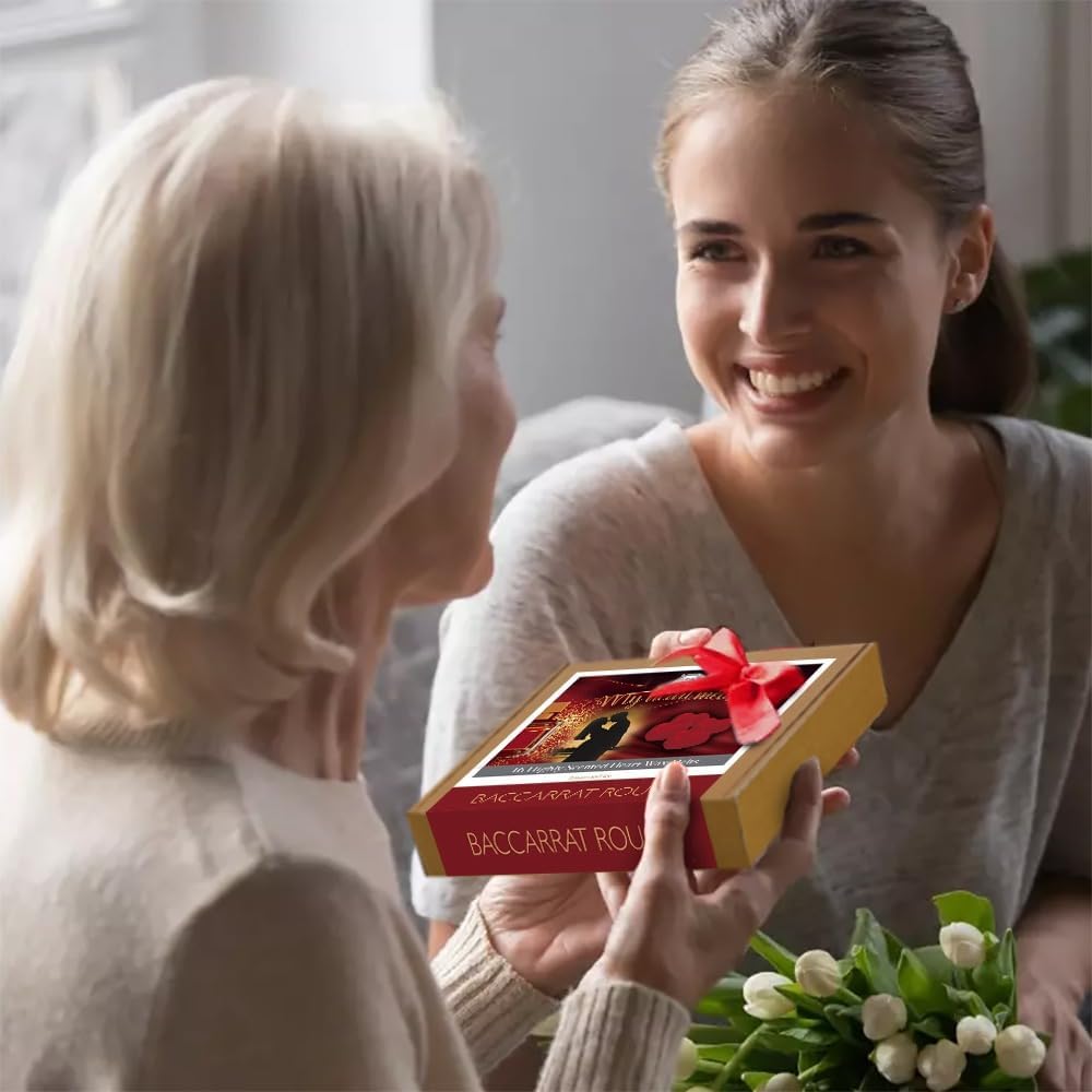 Baccarat Rouge – Cire Fondue en Forme de Cœur (16 x 5 g) – Coffret Cadeau Aromatique Spotless Leopard – Parfum Ravissant – Fabriqué au Royaume-Uni