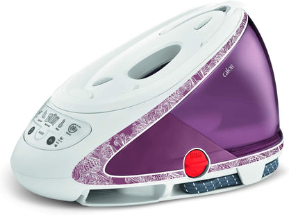 Calor Pro Express Ultimate GV9560C0 – Centrale Vapeur Haute Pression 7,3 bars, Fonction Pressing 490 g/min, Collecteur de Calcaire, Fabriquée en France, Violet