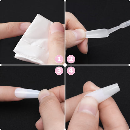 Carehabi – 500 Capsules Ongles Acryliques Blanches 10 Tailles + Boîte de Rangement | Pour Studios Manucure & Nail Art DIY