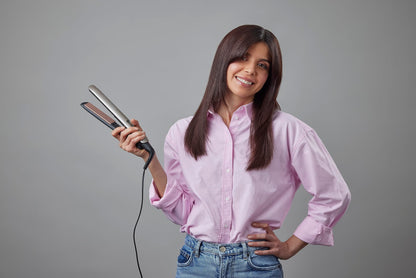 Remington S8540 – Lisseur Cheveux Kératine & Huile d’Amande, Céramique, Écran LCD, 10 Températures, Voltage Universel