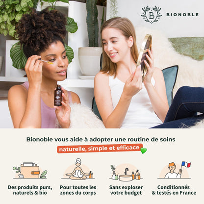 BIONOBLE Huile de Romarin pour Cheveux Bio 50 ml