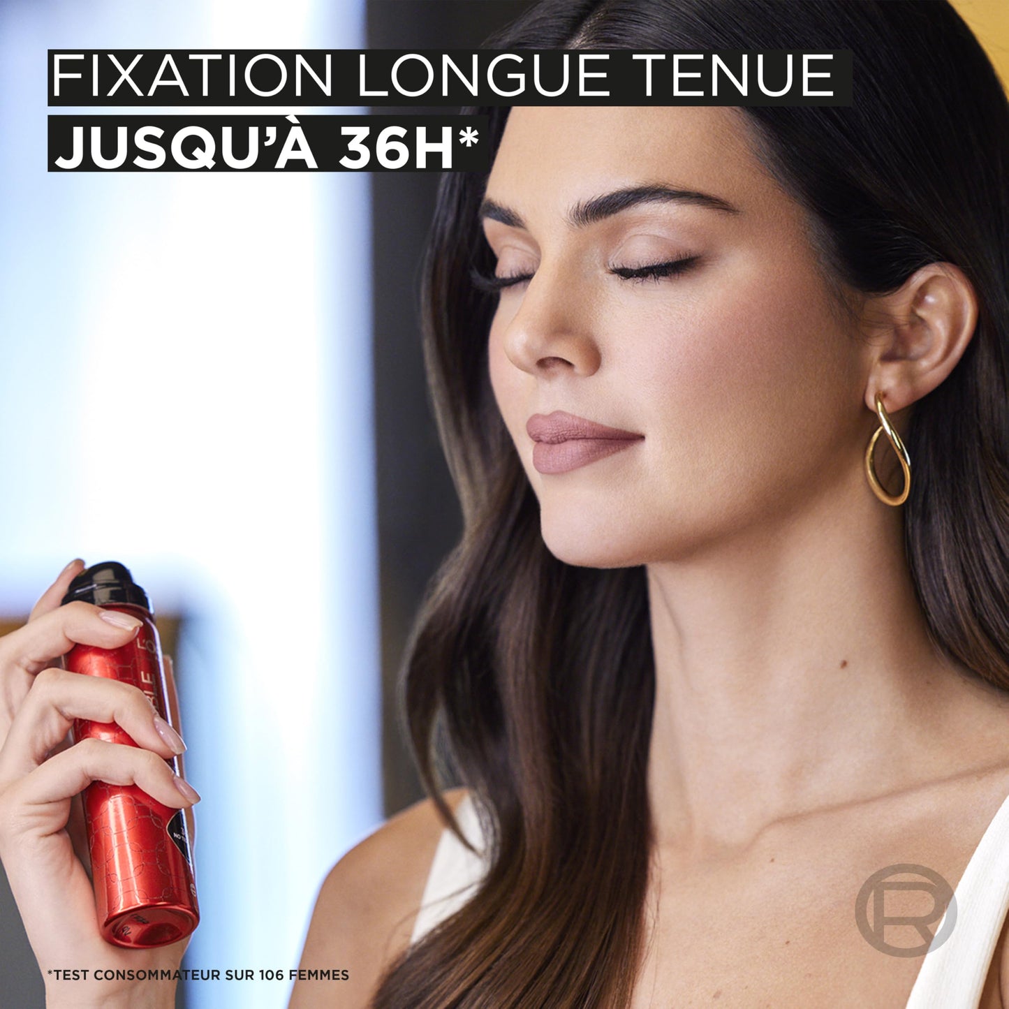 L’Oréal Paris Infaillible Spray Fixateur de Maquillage – Fini Sans Transfert en 3 sec, 75 ml