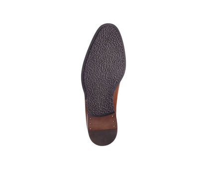 Richelieu homme Cognac Patiné - STANFORD GOMME