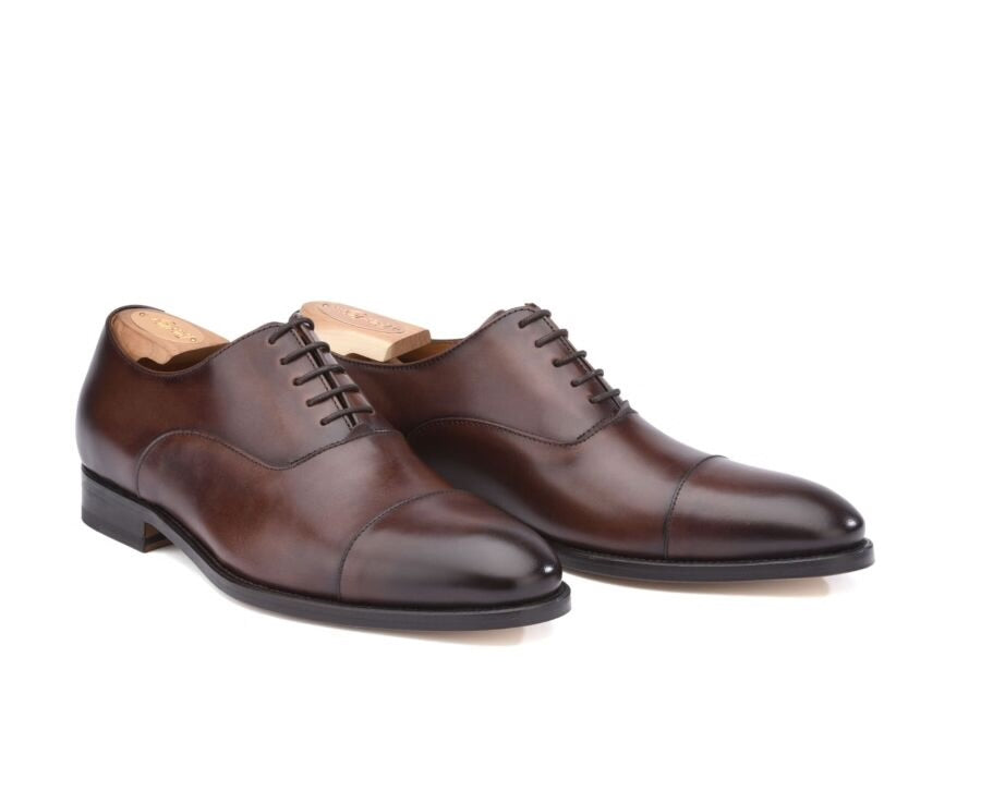 Richelieu homme Chocolat Patiné semelle cuir - WINFORD