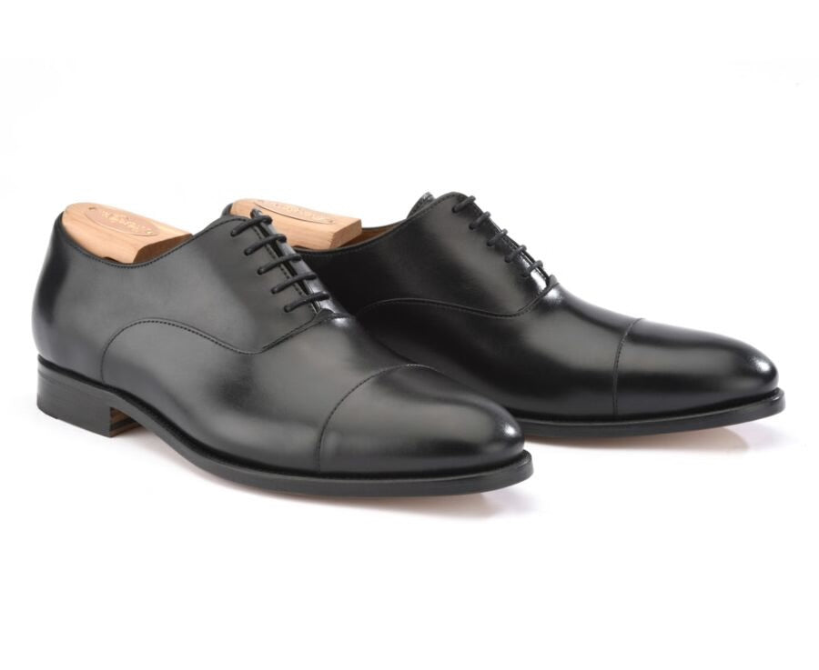 Richelieu homme Noir semelle cuir - WINFORD