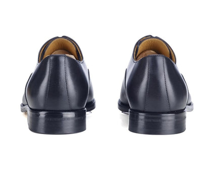 Richelieu homme Noir semelle cuir - WINFORD